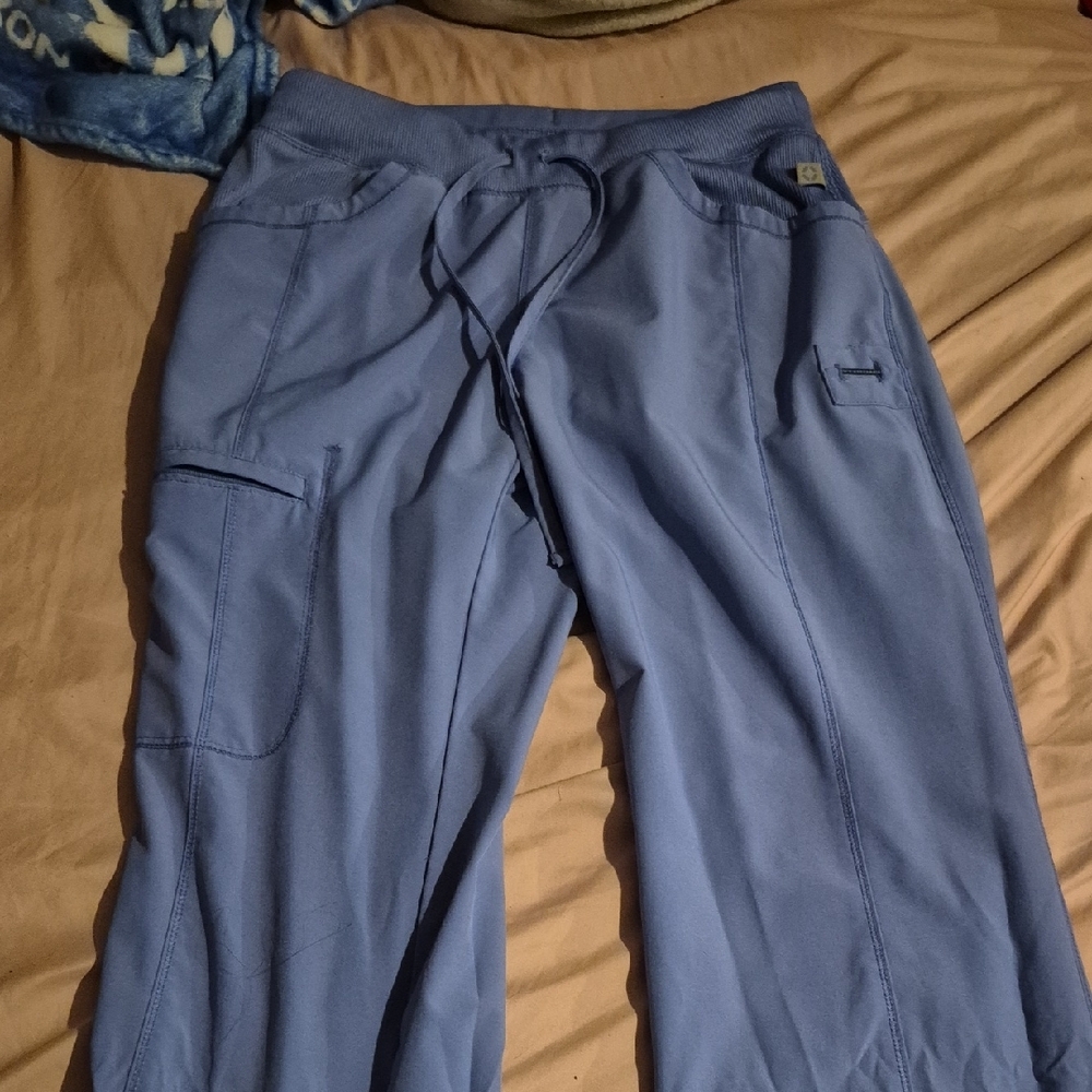 Womens Blue Scrub  Pants